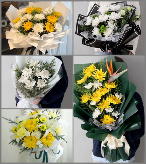 安徽六安市霍邱县乌龙镇铜佛村白事花束代送